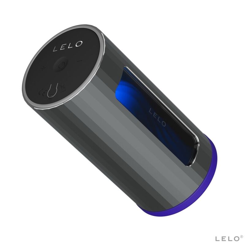 LELO - MASTURBADOR F1S V2 COM TECNOLOGIA SDK AZUL E METAL - Sexshoptuga 