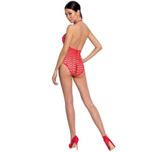 PASSION - WOMAN BS087 BODYSTOCKING ROJO TALLA UNICA - Sexshoptuga  Sexshoptuga 