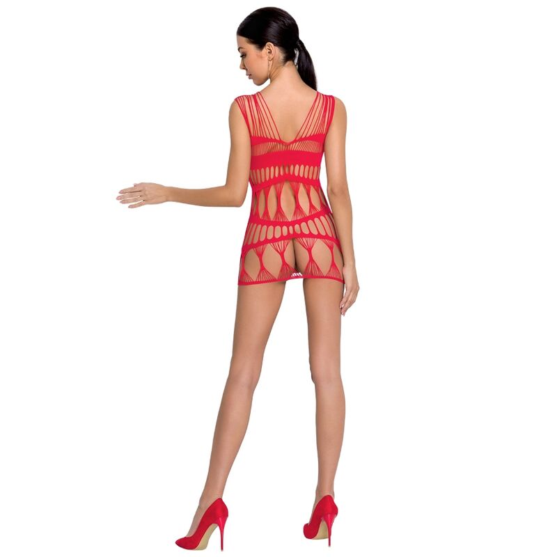 PASSION - WOMAN BS089 BODYSTOCKING ROJO TALLA UNICA - Sexshoptuga 