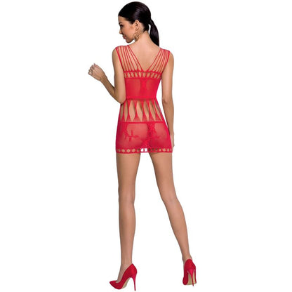 PASSION - WOMAN BS090 BODYSTOCKING ROJO TALLA UNICA - Sexshoptuga 