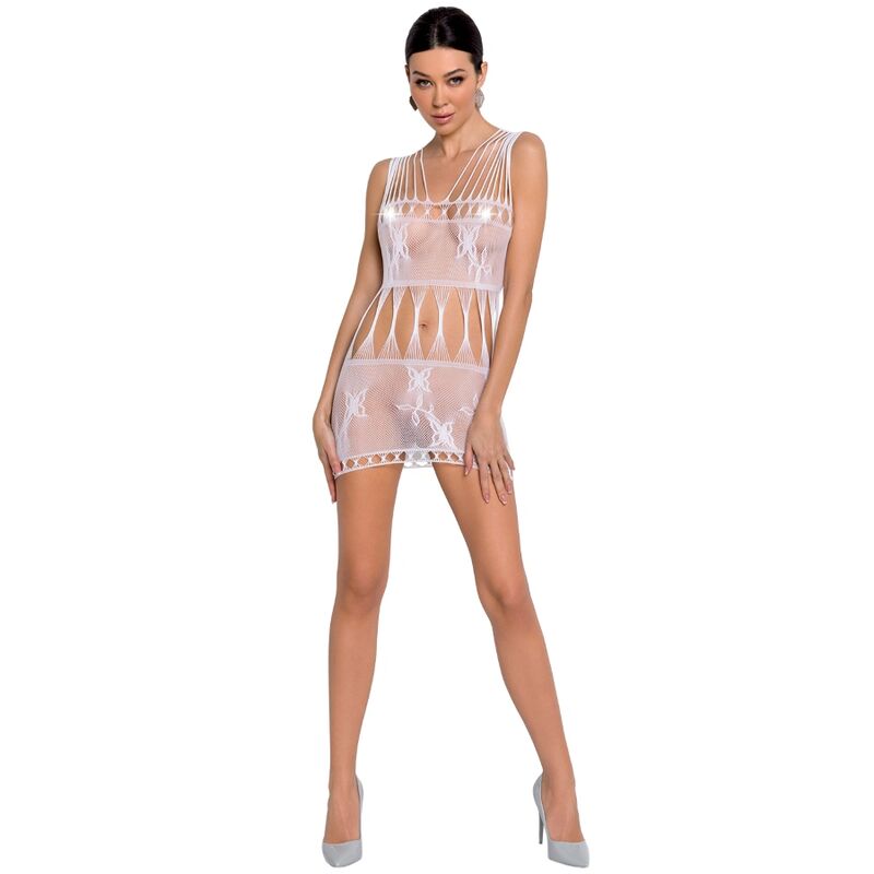 PASSION - WOMAN BS090 BODYSTOCKING BLANCO TALLA UNICA - Sexshoptuga 