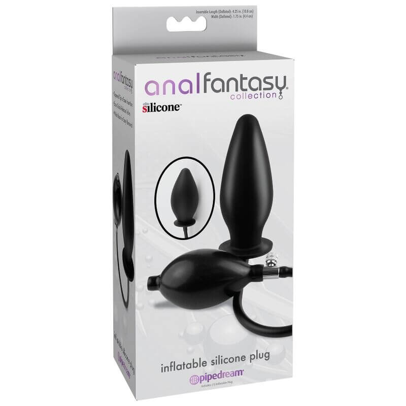 ANAL FANTASY - PLUGUE DE SILICONE INFLVEL - Sexshoptuga  Sexshoptuga 