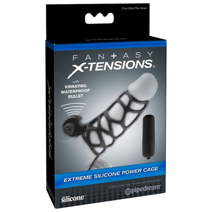 FANTASY X- TENSIONS - CABINE DE ALIMENTAÇÃO DE SILICONE EXTREMO - Sexshoptuga 