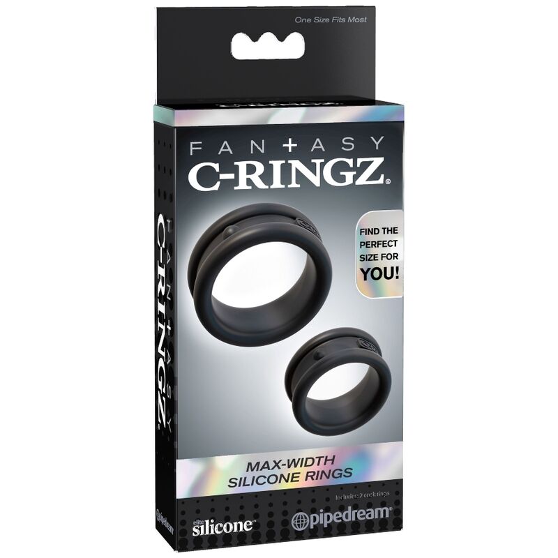 FANTASY C-RINGZ - ANÉIS DE SILICONE MAX / WIDHT - Sexshoptuga  Sexshoptuga 