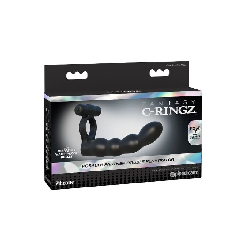 FANTASY C-RINGZ - POSABLE DOUBLE PENETRATOR - Sexshoptuga  Sexshoptuga 