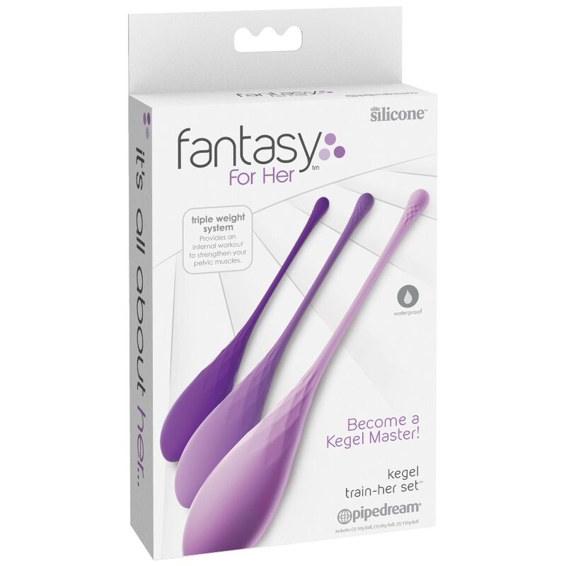 FANTASY FOR HER - CONJUNTO DE TREINAMENTO DE KEGEL - Sexshoptuga  Sexshoptuga 