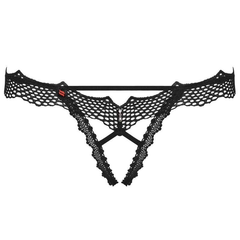 OBSESSIVE - TANGA BRAVELLE SEM CROTCHLESS L/XL - Sexshoptuga  Sexshoptuga 