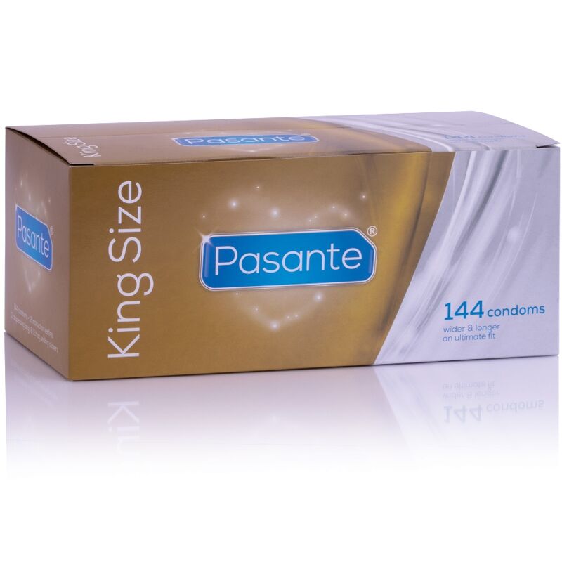 PASANTE - PRESERVATIVOS KING SIZE CAIXA 144 UNIDADES - Sexshoptuga 