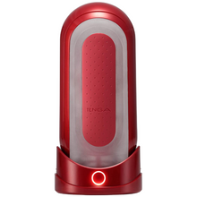 TENGA - FLIP 0 ZERO VERMELHO COM AQUECEDOR - Sexshoptuga  Sexshoptuga 