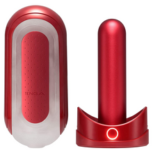 TENGA - FLIP 0 ZERO VERMELHO COM AQUECEDOR - Sexshoptuga  Sexshoptuga 