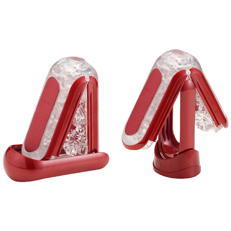 TENGA - FLIP 0 ZERO VERMELHO COM AQUECEDOR - Sexshoptuga 