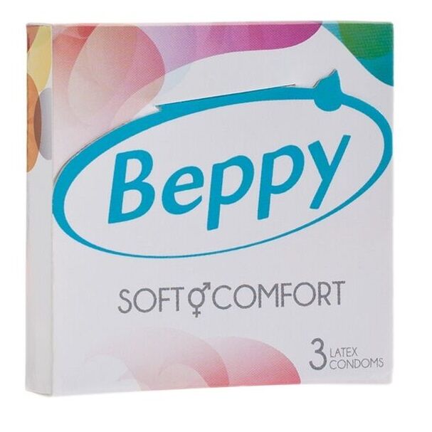 BEPPY - MACIO E CONFORTO 3 PRESERVATIVOS - Sexshoptuga  Sexshoptuga 