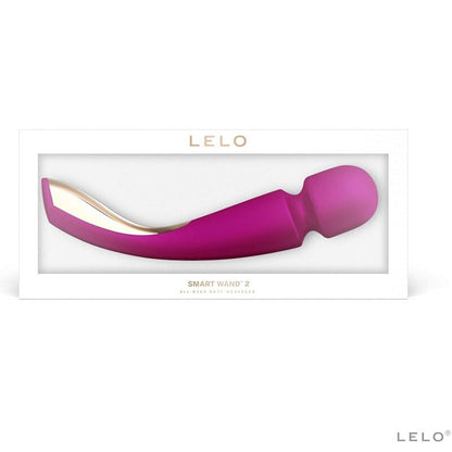 LELO - SMART WAND MÉDIO 2 MASSAGEADOR ROSE PROFUNDO - Sexshoptuga 