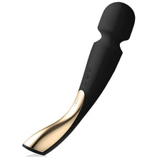 LELO - SMART MEDIUM WAND 2 MASSAGER PRETO - Sexshoptuga 