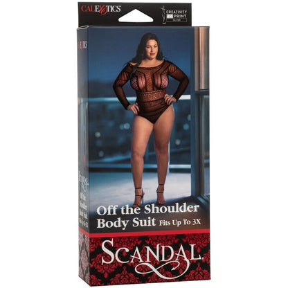 CALEXOTICS - TERNO DE OMBRO SCANDAL PLUS SIZE - Sexshoptuga 