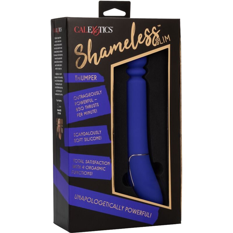 CALEXOTICS - SHAMELESS SLIM THUMPER AZUL - Sexshoptuga  Sexshoptuga 