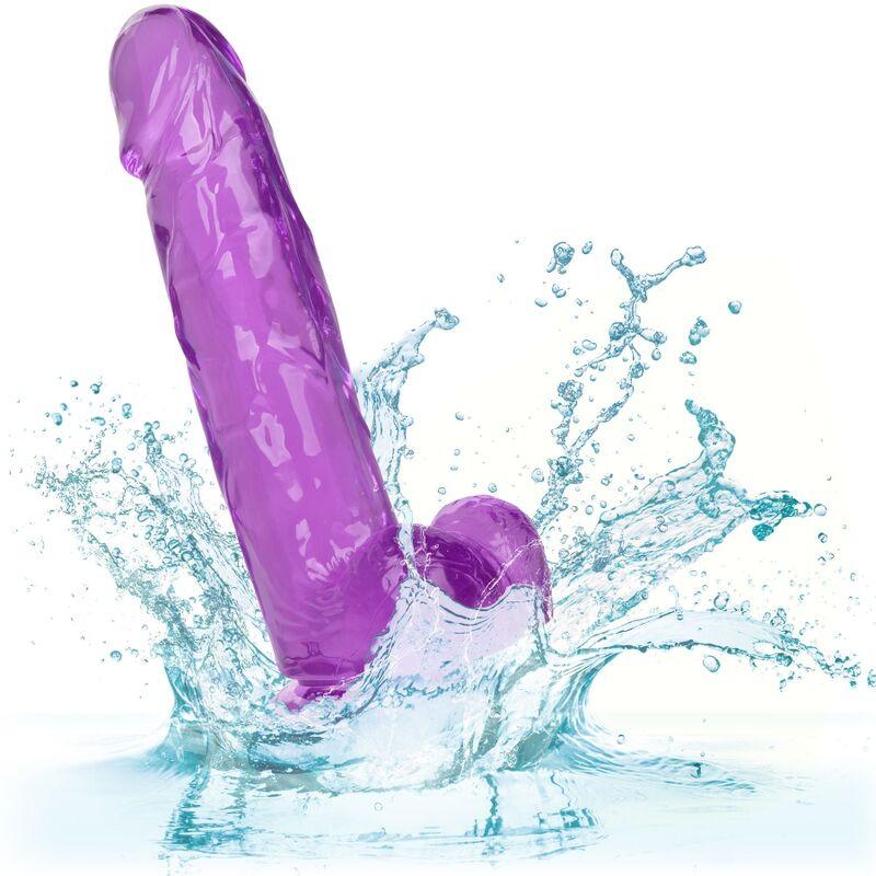 CALEXOTICS - DILDO QUEEN TAMANHO ROXO 15.3 CM - Sexshoptuga 