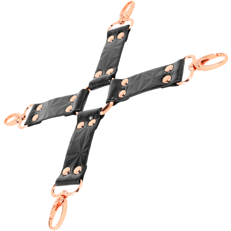 BEGME - BLACK EDITION HOG TIE DE COURO VEGANO - Sexshoptuga  Sexshoptuga 