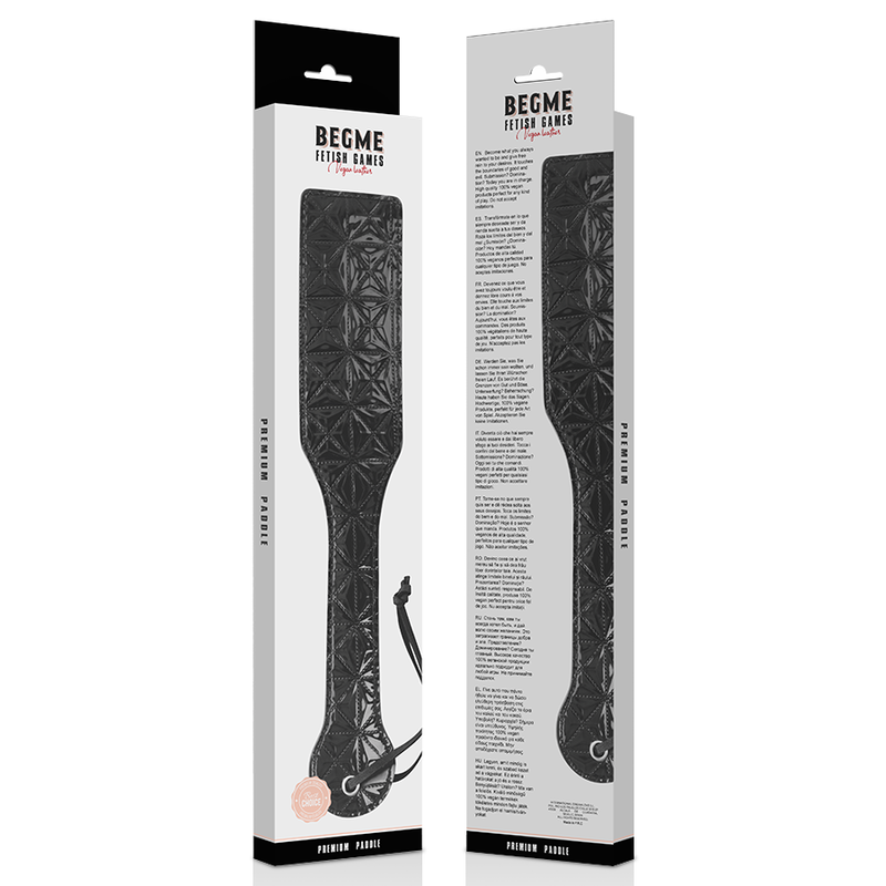 BEGME - REMO DE COURO VEGANO BLACK EDITION - Sexshoptuga  Sexshoptuga 