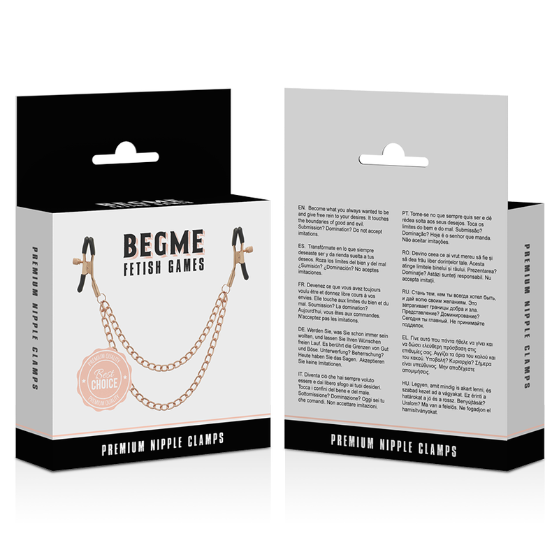 BEGME - BLACK EDITION PREMIUM PINÇAS DE BICO - Sexshoptuga  Sexshoptuga 