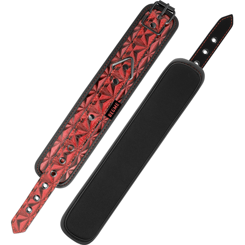 BEGME - PUNHOS DE TORNOZELO PREMIUM RED EDITION COM FORRO DE NEOPRENE - Sexshoptuga 