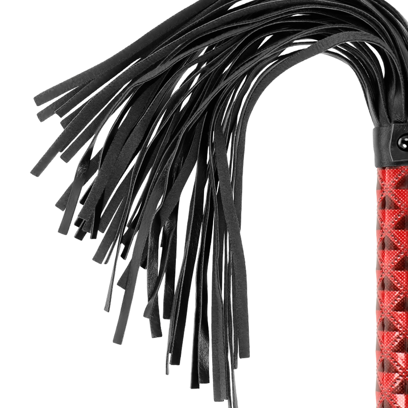 BEGME - FLOGGER DE COURO VEGANO EDIO VERMELHA - Sexshoptuga  Sexshoptuga 