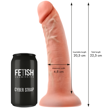 FETISH SUBMISSIVE CYBER STRAP - ARNÊS COM TECNOLOGIA DILDO WATCHME L DE CONTROLE REMOTO - Sexshoptuga 