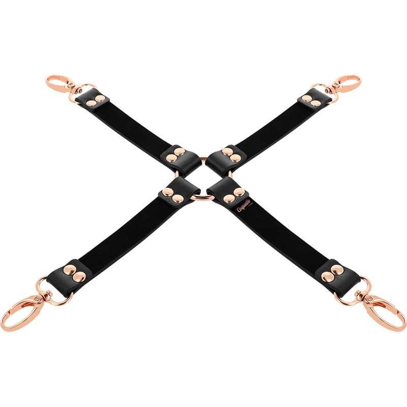 COQUETTE CHIC DESIRE - FANTASY HOG TIE COURO VEGANO - Sexshoptuga 