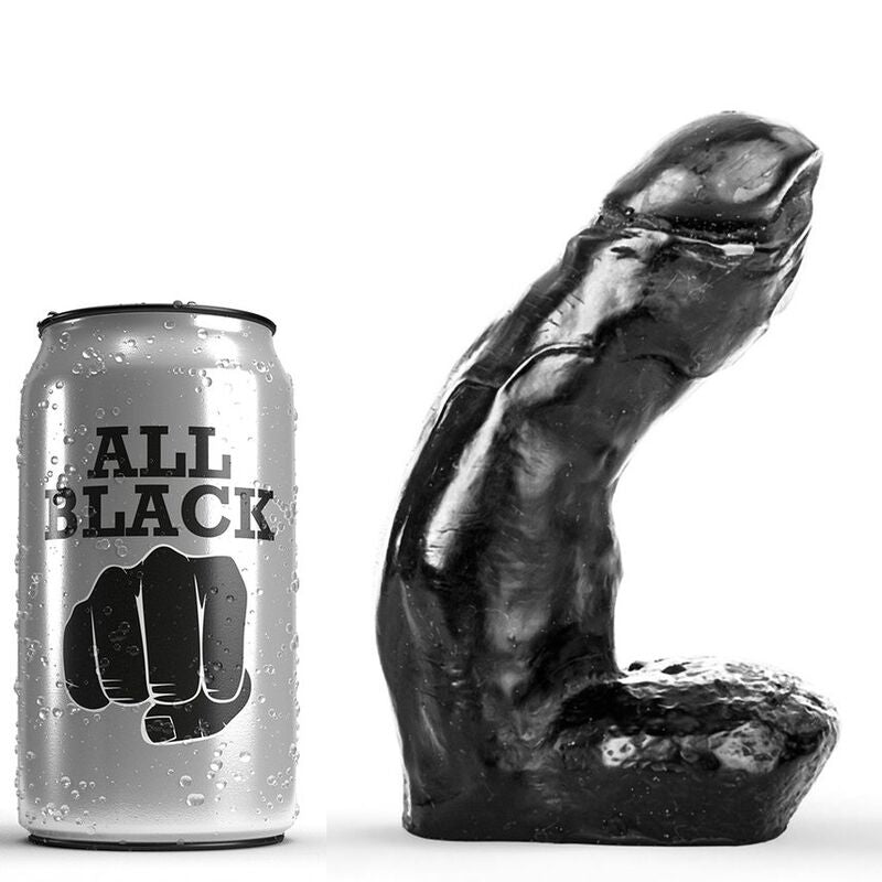 ALL BLACK - DILDO REALÍSTICO 15 CM - Sexshoptuga  Sexshoptuga 