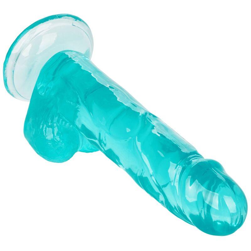 CALEXOTICS - DILDO QUEEN TAMANHO AZUL 15.3 CM - Sexshoptuga 