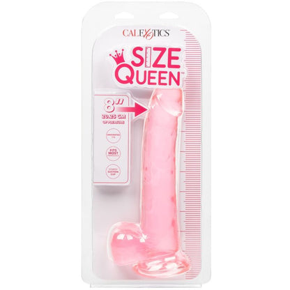 CALEXOTICS - DILDO QUEEN TAMANHO ROSA 20.3 CM - Sexshoptuga 