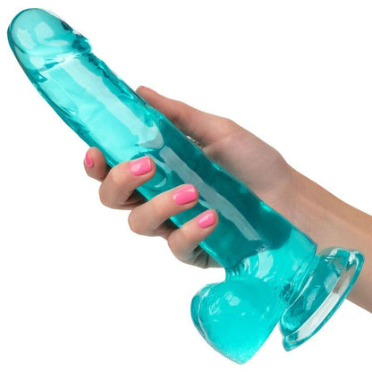 CALEXOTICS - DILDO QUEEN TAMANHO AZUL 20.3 CM - Sexshoptuga 