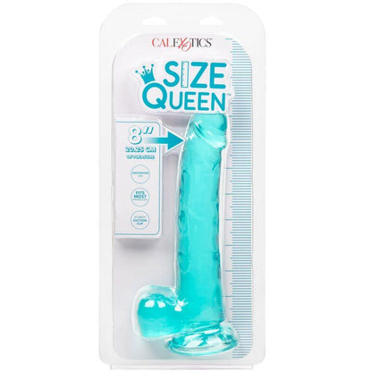 CALEXOTICS - DILDO QUEEN TAMANHO AZUL 20.3 CM - Sexshoptuga 