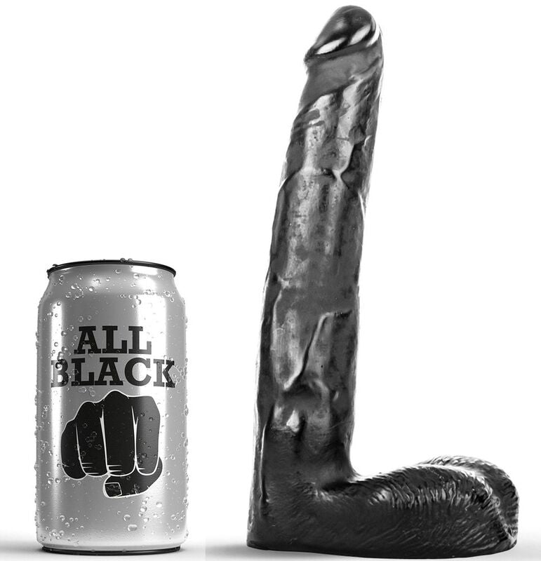 ALL BLACK - DILDO REALÍSTICO 21 CM - Sexshoptuga  Sexshoptuga 