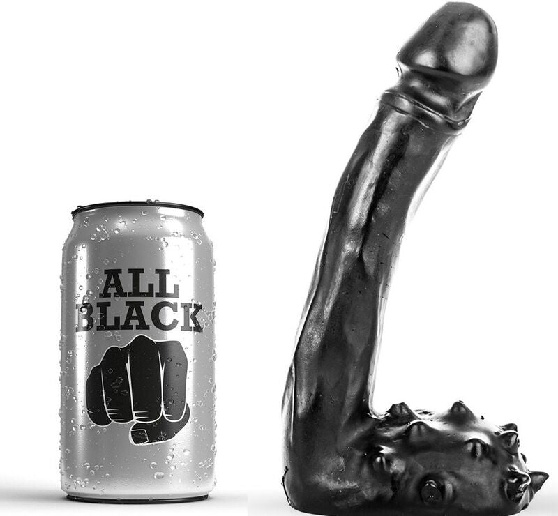 ALL BLACK - DILDO REALÍSTICO 19 CM - Sexshoptuga  Sexshoptuga 