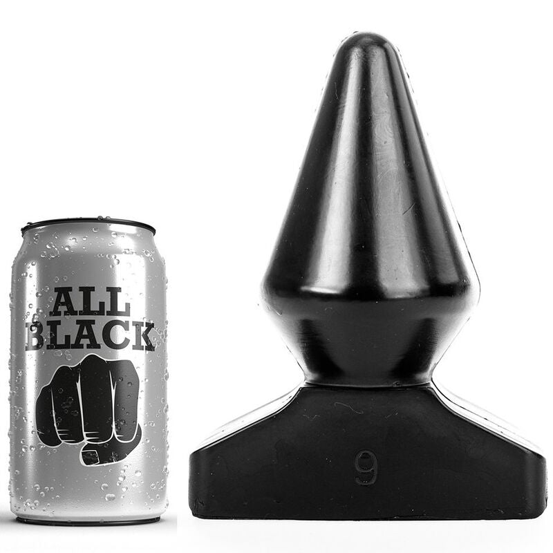 ALL BLACK - PLUG ANAL 18,5 CM - Sexshoptuga  Sexshoptuga 