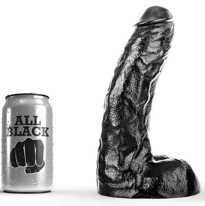 ALL BLACK - DONG 25,5 CM - Sexshoptuga 