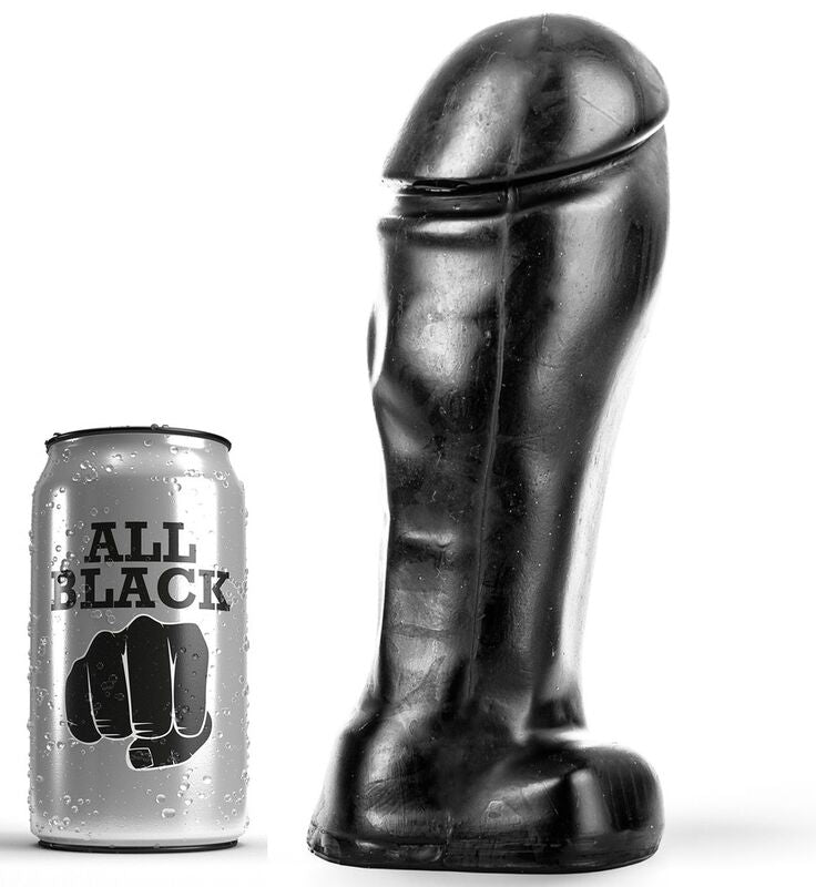 ALL BLACK - DONG 22 CM DE DEDO LARGO - Sexshoptuga  Sexshoptuga 