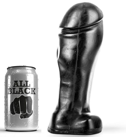 ALL BLACK - DONG 22 CM DE DEDO LARGO - Sexshoptuga 