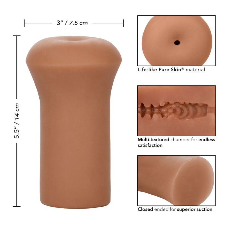 CALEXOTICS - BOUNDLESS STROKER CARAMELO - Sexshoptuga  Sexshoptuga 