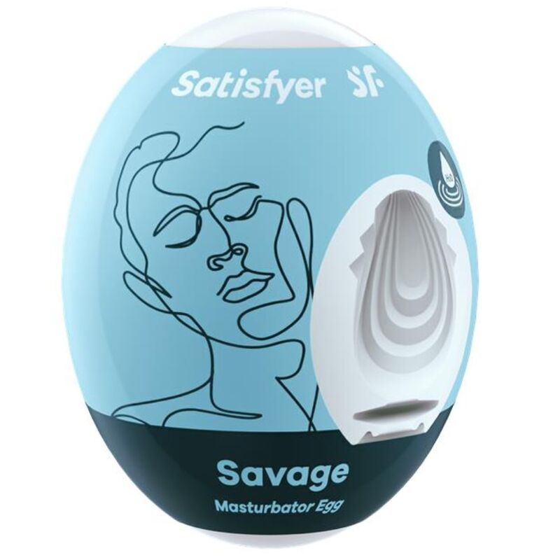 SATISFYER - OVO MASTURBADOR SAVAGE - Sexshoptuga  Sexshoptuga 