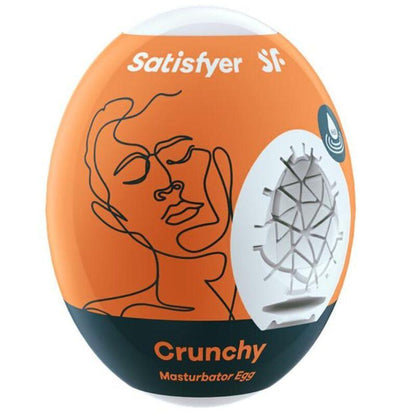 SATISFYER - OVO MASTURBADOR CRUNCHY - Sexshoptuga 