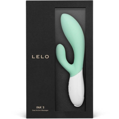 LELO - INA 3 VIBRADOR COELHO VERDE ALGAS MARINHAS DE LUXO - Sexshoptuga 