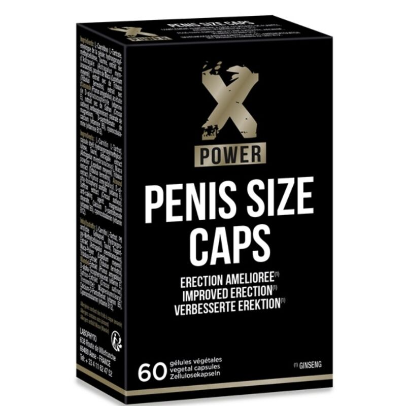 XPOWER - TAMPAS DE TAMANHO DO PÊNIS PARA EREÕES MELHORAS 60 CAP - Sexshoptuga Sexshoptuga 