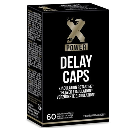 XPOWER - DELAY CAPS EJACULAO RETARDADA 60 CAPSULAS - Sexshoptuga 