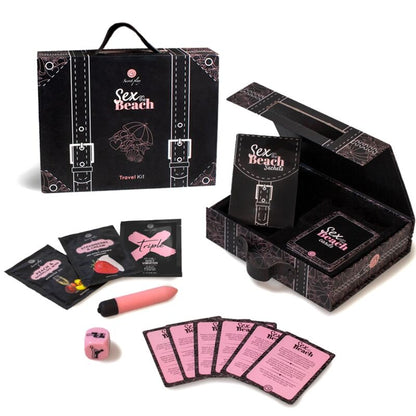 SECRETPLAY - KIT DE VIAGEM SEXO NA PRAIA (ES/EN/DE/FR/NL/PT) - Sexshoptuga 