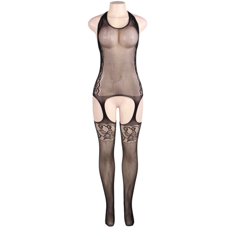 QUEEN LINGERIE - BODYSTOCKING ENCAJES S/L - Sexshoptuga 