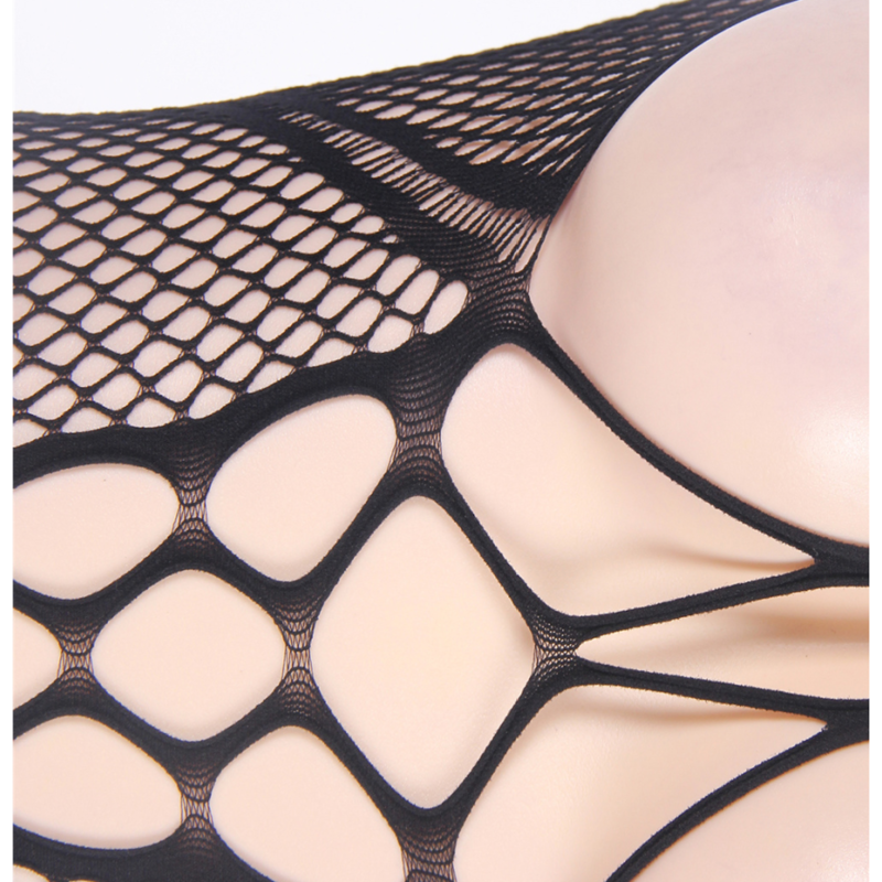 QUEEN LINGERIE - HALTER NECK E OPEN BACK BODYSTOCKING S/L - Sexshoptuga  Sexshoptuga 