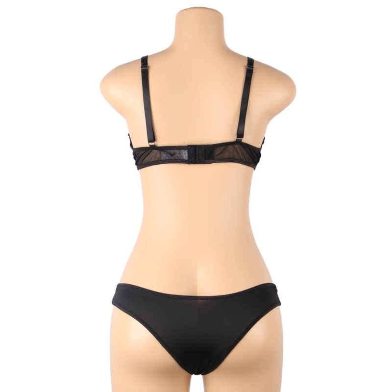 QUEEN LINGERIE - CONJUNTO DUAS PEAS S/M - Sexshoptuga  Sexshoptuga 