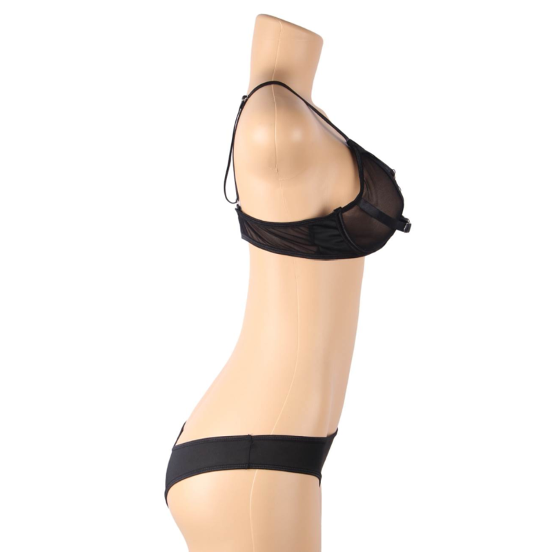 QUEEN LINGERIE - CONJUNTO DUAS PEAS S/M - Sexshoptuga  Sexshoptuga 